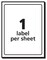 Avery Shipping Labels with TrueBlock Technology, 4" x 6", White, Permanent, 6 Packs for 120 Labels Total (45292)